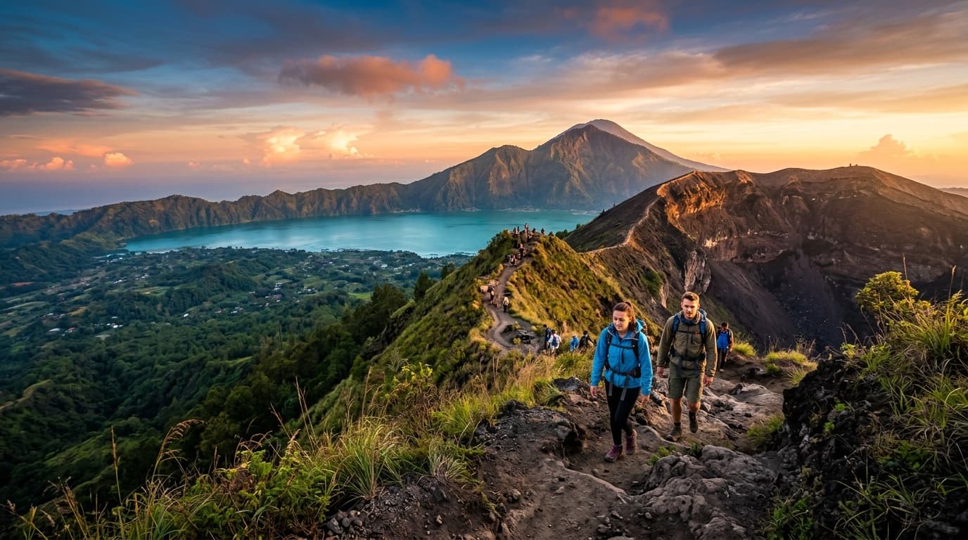 Mount Batur sunrise trekking op Bali boeken