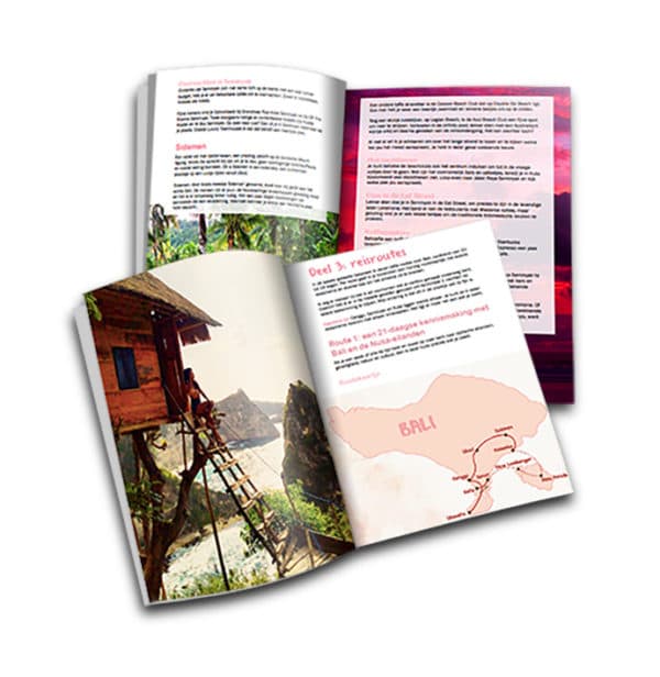 Sneak peek inhoud Backpackgids Bali